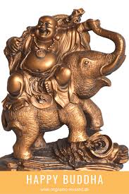 Happy Buddha Auf Elefant Statue 16 Cm Gross Buddha Statue Statuen