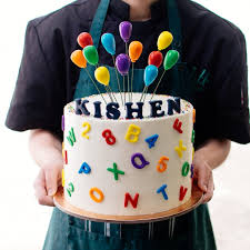 A report from goldman sachs has revealed that facebook, amazon, apple, microsoft, and alphabet now account for 18% of the s&p 500. Rainbow Alphabets And Numbers Cake