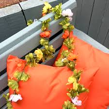 Anemones come in all sorts of shades, so consider the distinct color meaning too. Artificial Anemone Garland Orange And Yellow Anemone Shelf Edge Uk