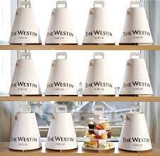 The Takeaway Afternoon Tea Is Presented In A Beautifully Designed Convenient Three Tier Carry Box That Will Make Hea Creative Desks Westin Food Business Ideas