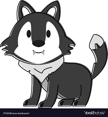 A collection of the top 26 cute anime wolf wallpapers and backgrounds available for download for free. Best Free Black And White Anime Wolf Vector Image Free Vector Art Images Graphics Clipart