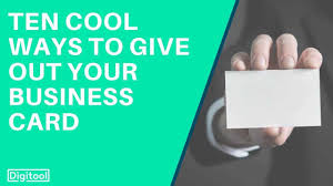 For gold foil, spot gloss and raised spot gloss. 10 Cool Ways To Give Out Your Business Card Digitool