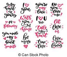 Lettering Vector Postcard Quotes Set Motivational Quote Cute Inspiration Typography Calligraphy Photo Graphic Design Canstock Top 70 cute and funny girly quotes. lettering vector postcard quotes set