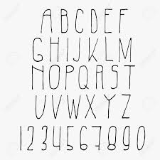 Cursive handwriting alphabets | beautiful writing for beginner | special . Handwritten Tall Font Only Capital Letters And Numbers Latin Sans Serif Perfect For Lettering Greeting Cards