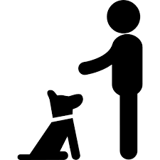 Dog Puppy Sitting In Front Of His Man Free Vector Icons Designed By Freepik Free Icons Emoji Photo Puppy Sitting