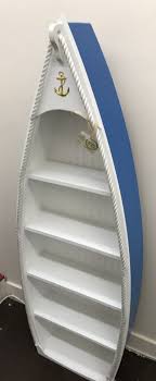 Rowboat Book Shelf Maritime Mobel Maritim