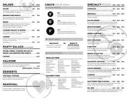 Dewey S Pizza Menu In University City Missouri Usa