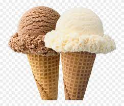Chocolate And Vanilla Blue Bell Cones Chocolate Or Vanilla Ice Cream Clipart 2108428 Pikpng