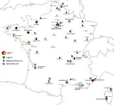 Ligue 1 ligue 2 bkt ligue des champions uefa ligue europa serie a la liga bundesliga premier league. France Maps Transports Geography And Tourist Maps Of France In Europe