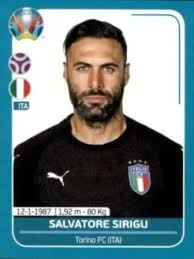 Football italia reported that the skipper admitted: Salvatore Sirigu Italy Euro 2020 Preview Sticker Ita8