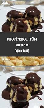 Profiterol Tum Detaylari Ile Orijinal Tarif Yemek Tarifi Leziz Yemek Yemek Yemek Tarifleri