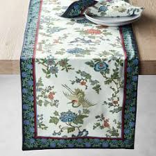 Table Runners Plaid Linen Cotton More Williams Sonoma In 2020 Bar Glassware Decorative Boxes Linen