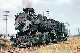 Union Pacific Mk 8 Class Heavy Mikado Macarthur 2 8 2 Baldwin Built In 1918 Steam Locomotive 2170 Seen At An Unknown Location Date Steam Locomotive Locomotive Train Tracks