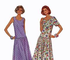Drop Waist Dress Pattern Simplicity 8868 Misses And Womens Plus Sizes Modest Sweetheart Ne Simplicity Patterns Dresses Drop Waist Dress Pattern Dropwaist Dress