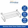 Bathroom Shelf Stainless Steel Towel Rack Bathroom Storage Shelf Organizer Toilet Rack Rak bilik mandi from rivershop.com.my