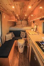 22 Best Rv Interior Renovations For A Happy Trip Homeridian Com Van Interior Van Conversion Interior Van Life Diy