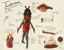 Smite Izanami Skin Aboriginal By Xathoa On Deviantart Aboriginal Smite Skin