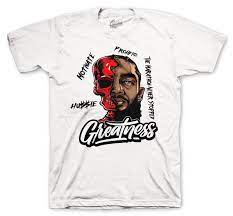 Fire Red Jordan 4 Sneakers To Match Mens White T Shirts