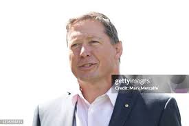 Rugby Australia Chairman Hamish McLennan talks during The Rugby... News  Photo