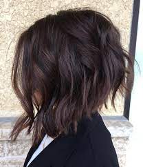 42 Suggestions For Dark Brown Hair Color Easy Hairstyles Brown Bob Hair Wavy Bob Hairstyles Hair Styles
