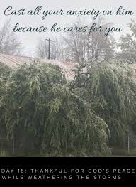 Day 15 Thankful For God S Peace While Weathering The Storms Peace Christian Help Peace That Passes Understanding