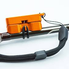 Magnetic Fly Fishing Rod Holder Orange Aluminum Body Quick Dock