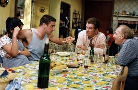 Le Bonheur Est Dans Le Pre Eric Cantona Michel Serrault Eddy Mitchell Film Films Cultes Le Pre