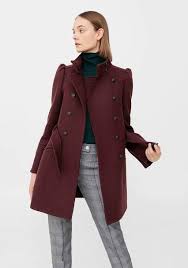 New Style Maroon Winter Long Coats 2017 For Girls In Pakistan Long Coat For Girls Wool Coat Outfit Coats For Women