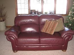 Looking for a good deal on leather sofa? Need Color Punch Added To Burgundy Leather Furniture