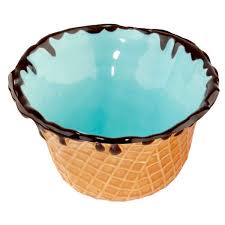 Ceramic Waffle Bowl Ice Cream Bowls Ceramic Ice Cream Bowl Ceramic Ice Cream Cone