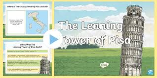 Most people do not really know what is measured and just quote rankings. Ks2 The Leaning Tower Of Pisa Powerpoint Teacher Made