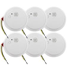 Even the smoke produced by burnt food or by steam from the shower can trigger them. Bundle Of 6 Usi Ionization 120 Volt Wired In Smoke Alarm Usi 1204ha Universal Security Store