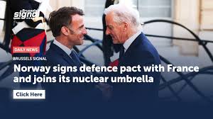 Norway signs defence pact with France - Brussels Signal