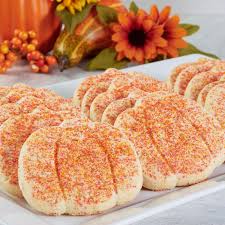 4.5 out of 5 stars with 8 ratings. Freshness Guaranteed Pumpkin Shaped Sugar Cookies 25 4 Oz 18 Count Walmart Com Walmart Com