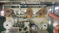 S cut hook tape lamination machine for baby diaper side tape ...