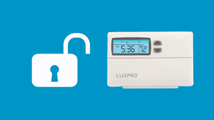 I am replacing the original honeywell thermostats with programmable white rodgers units. How To Unlock Luxpro Thermostat Effortlessly In Seconds Robot Powered Home