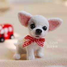 羊毛氈戳戳樂材料包吉娃娃小狗非成品 淘寶台灣 萬能的淘寶 bulldog animals french bulldog