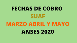 De esta manera, los montos de la asignación familiar subieron a $3.540 para los ingresos más bajos. Fechas De Cobro Suaf Marzo Abril Y Mayo Anses 2020 Youtube