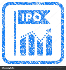 Ipo Chart Framed Stamp Stock Vector Ahasoft 185051926