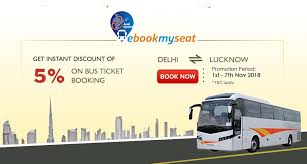 Delhi To Lucknow Volvo Ac Sleeper Bus Ticket Booking Up To 15 Off Ebook My Seat In 2020 Bus Tickets Bus Online Tickets