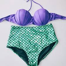 Http Amzn To 2v4k2yv Mermaid Swimsuit Mermaid Bikini Disney Swimsuit