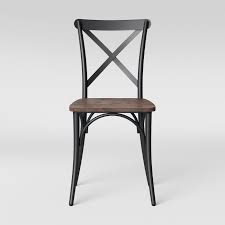 Set Of 2 Malden French Bistro Dining Chair Matte Black Threshold Image 3 Of 7 Metal Dining Chairs Farmhouse Dining Chairs Dining Chairs