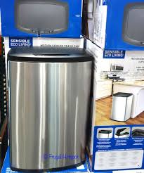 Costco Sale Sensible Eco Living 47l Motion Sensor Trash Can 99 Frugal Hotspot Shop for trash cans in home.