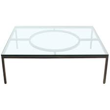 To make your living room even more beautiful and functional, explore our selection of complementary living room tables, including both end tables and. Extra Large Wide Rectangle Bronzed Frame Modern Coffee Table 3 4 Thick Glass For Sale At 1stdibs
