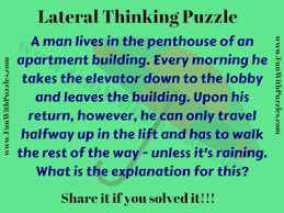 4.1 the carrot, the scarf, and pieces of coal. Lateral Thinking Puzzle For Kids With Answer Lateral Thinking Lateral Thinking Puzzles Puzzles For Kids