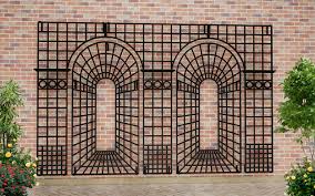 We did not find results for: Spectacular Large Metal Perspective Garden Trellis With Double Archway
