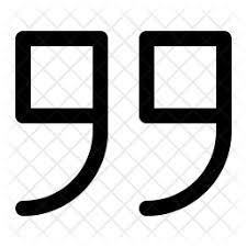 Download Free Double Quotes Line Icon Available In Svg Png Eps Ai Icon Fonts