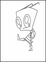 The actual drawing was made by my dad. Pin On Invader Zim Dibujos Para Dibujar