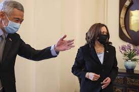 Vice president kamala harris will meet singapore's leaders on monday on the first working day of a trip to southeast asia aimed at bolstering ties as part of washington's. 8bgmjymiqu680m