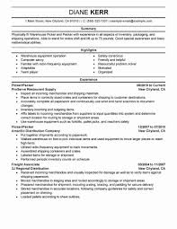 packer job description resume elegant